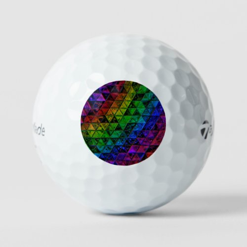 Pride Glass  Golf Balls
