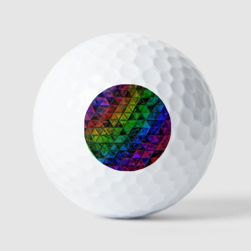 Pride Glass  Golf Balls