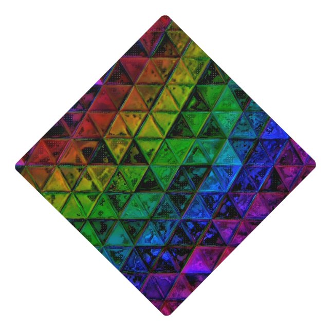 Pride Glass  Graduation Cap Topper (Front)