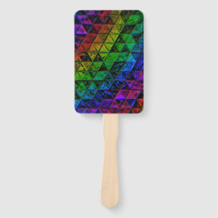 Pride Glass Hand Fan