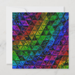 Pride Glass Holiday Card