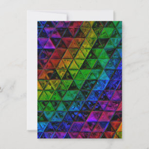 Pride Glass Holiday Card