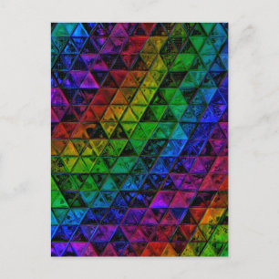 Pride Glass Holiday Postcard