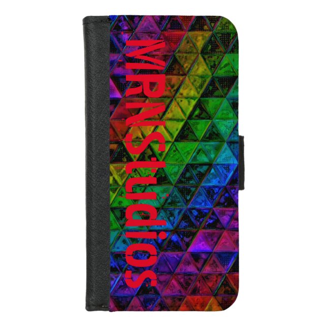 Pride Glass  iPhone Wallet Case (Front)