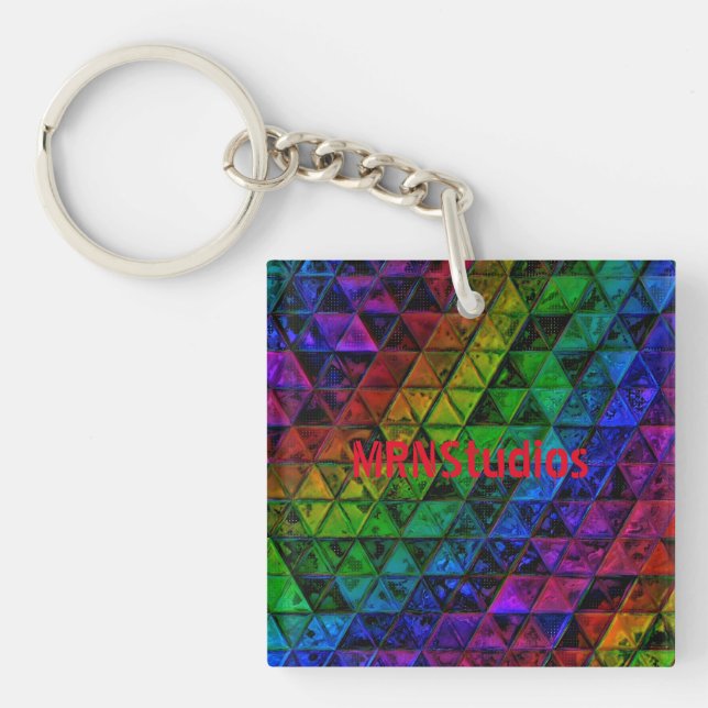 Pride Glass  Keychain (Front)