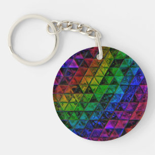 Pride Glass Keychain