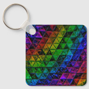 Pride Glass Keychain