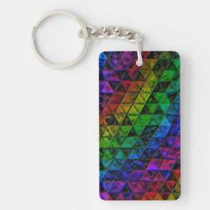 Pride Glass Keychain