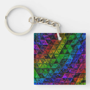 Pride Glass Keychain