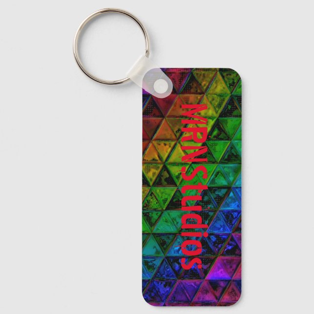 Pride Glass  Keychain (Front)