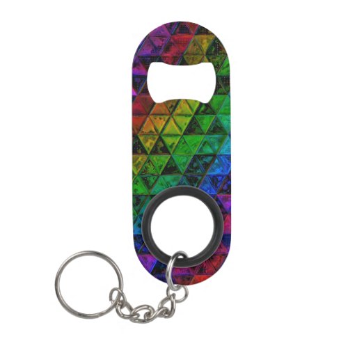 Pride Glass  Keychain Bottle Opener