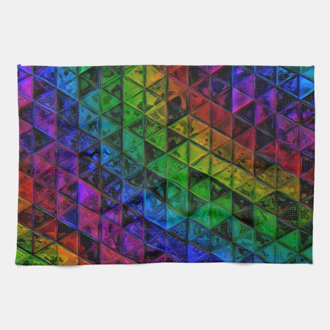 Pride Glass  Kitchen Towel (Horizontal)