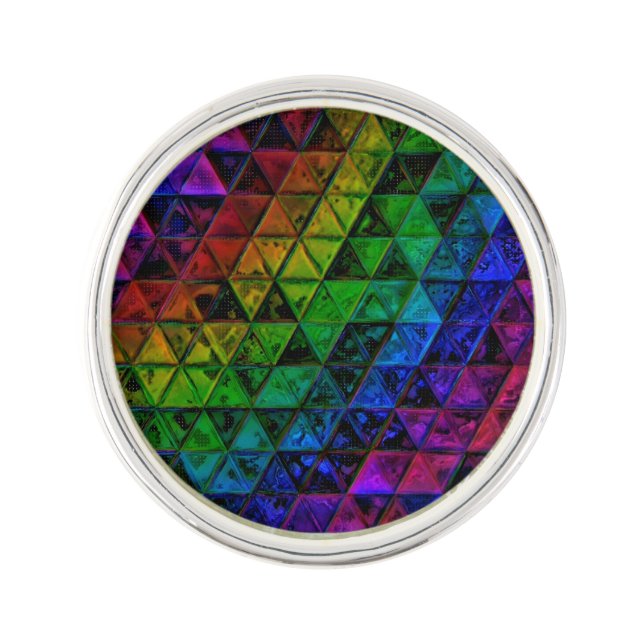 Pride Glass  Lapel Pin (Front)