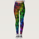 Artsy Abstract Grunge Leggings