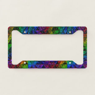 Pride Glass License Plate Frame