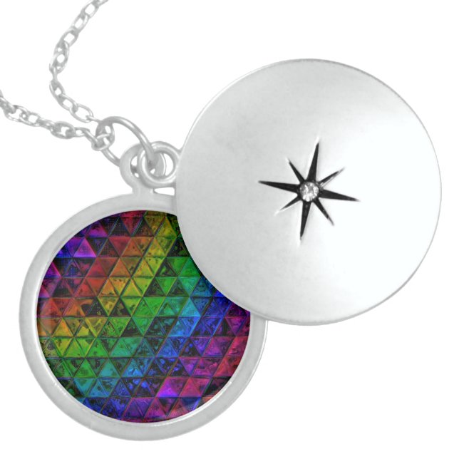 Pride Glass  Locket Necklace (Front)