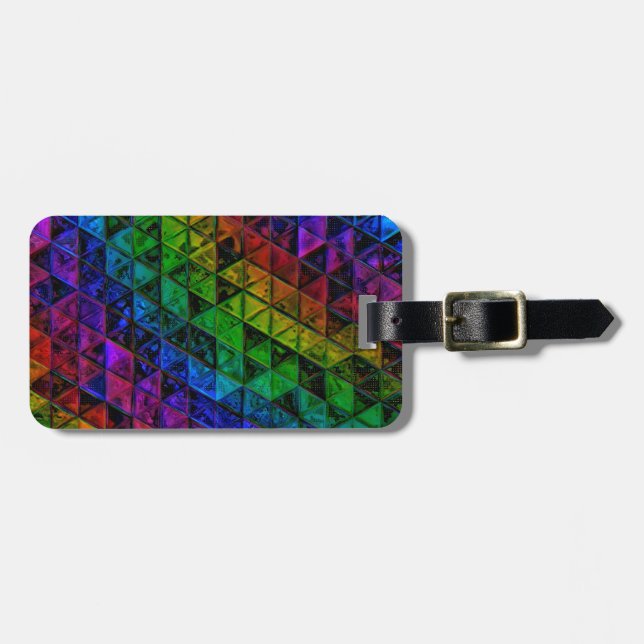 Pride Glass  Luggage Tag (Front Horizontal)