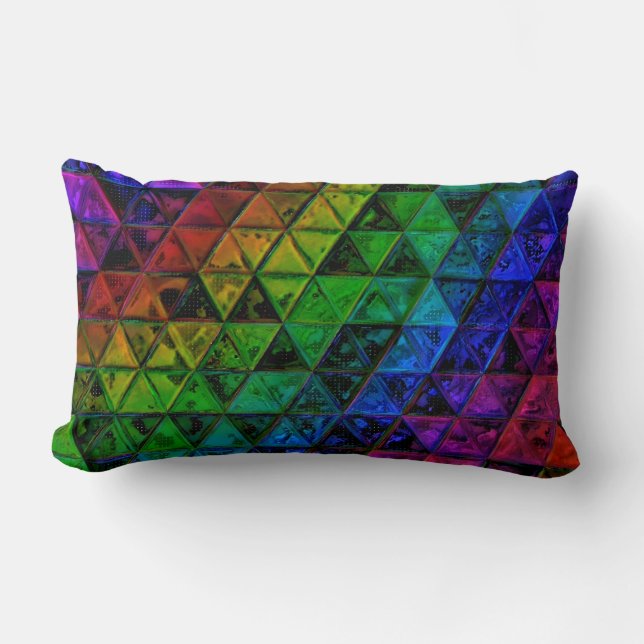 Pride Glass  Lumbar Pillow (Front)