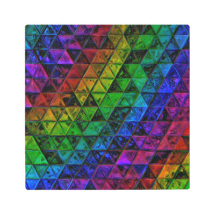 Pride Glass  Metal Print