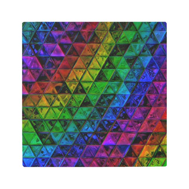 Pride Glass  Metal Print (Front)