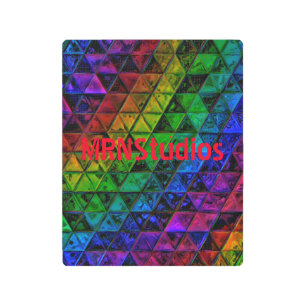 Pride Glass Metal Print