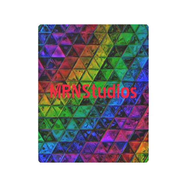 Pride Glass  Metal Print (Front)