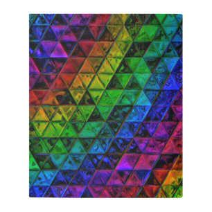 Pride Glass Metal Print