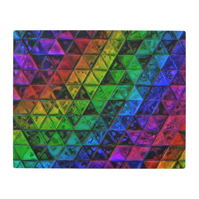 Pride Glass  Metal Print (Front)