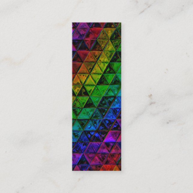 Pride Glass  Mini Business Card (Front)