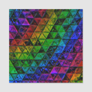 Pride Glass Name Tag