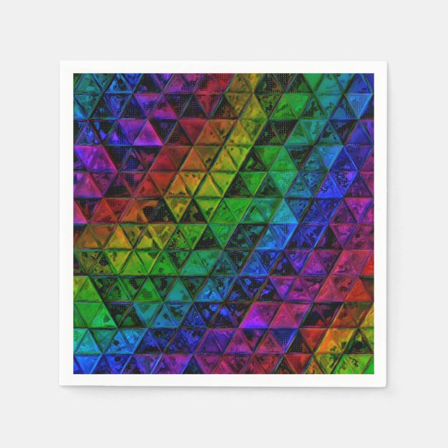 Pride Glass  Napkins (Front)
