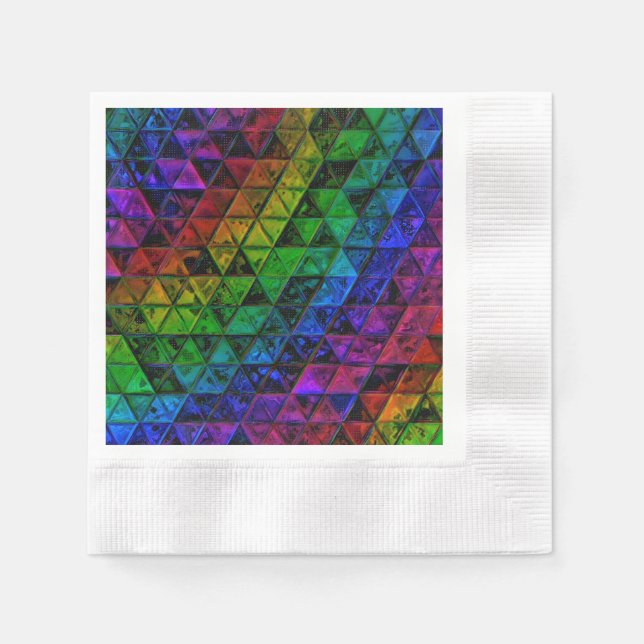 Pride Glass  Napkins (Front)