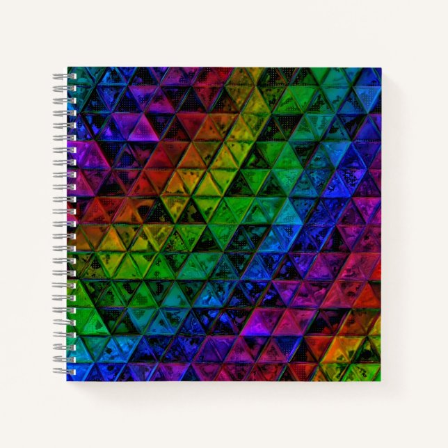 Pride Glass  Notebook (Front)