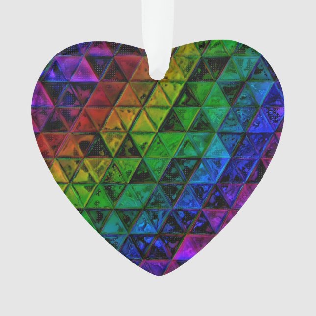 Pride Glass  Ornament (Front)