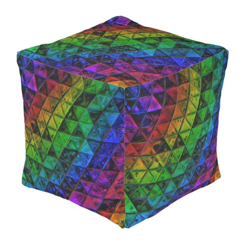 Pride Glass  Outdoor Pouf