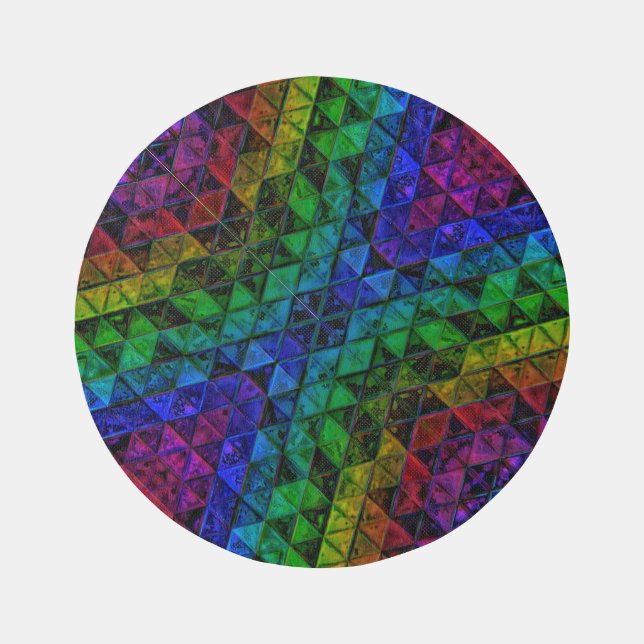 Pride Glass  Outdoor Rug (Front)