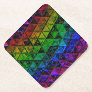 Pride Glass  Paper Coaster