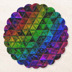 Pride Glass Paper Coaster