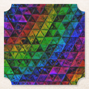 Pride Glass  Paper Coaster