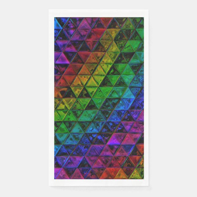 Pride Glass  Paper Guest Towels (Front)