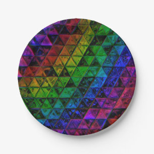 Pride Glass Paper Plates