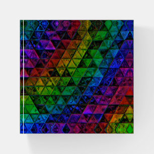 Pride Glass  Paperweight