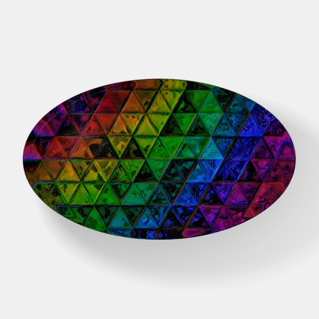 Pride Glass  Paperweight (Front)