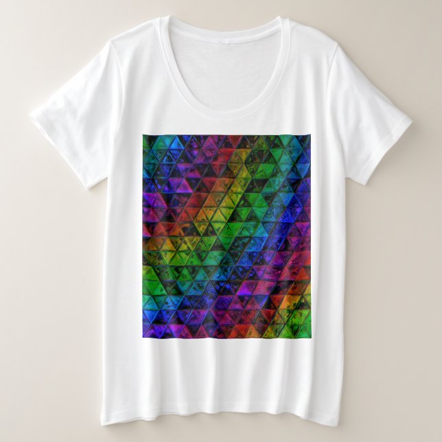 Pride Glass  Plus Size T-Shirt (Design Front)