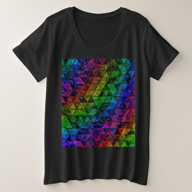 Pride Glass  Plus Size T-Shirt (Design Front)