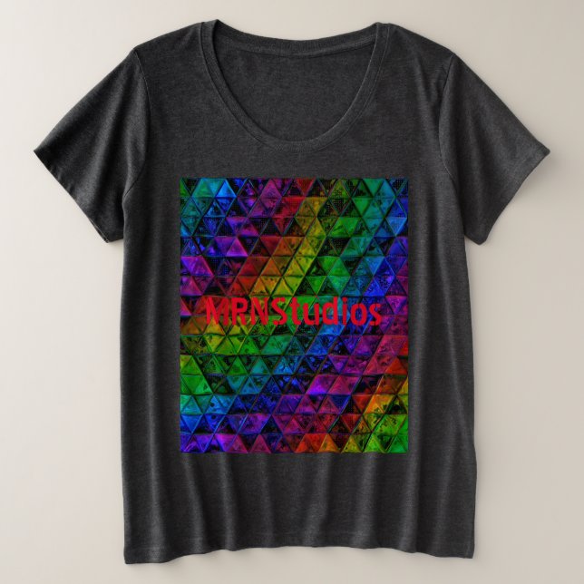Pride Glass  Plus Size T-Shirt (Design Front)