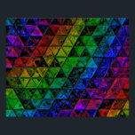 Pride Glass  Poster<br><div class="desc">Thank you for checking out my design. Follow my art on Instagram @MRNStudios or ko-fi.com/MRNStudios</div>