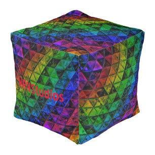 Pride Glass Pouf