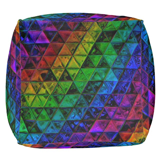 Pride Glass  Pouf (Bottom)