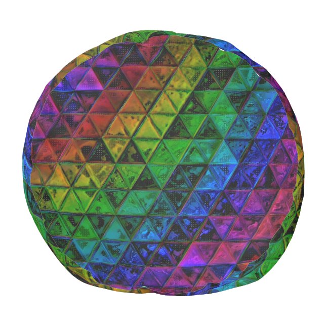 Pride Glass  Pouf (Bottom)